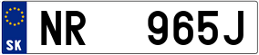 Truck License Plate
